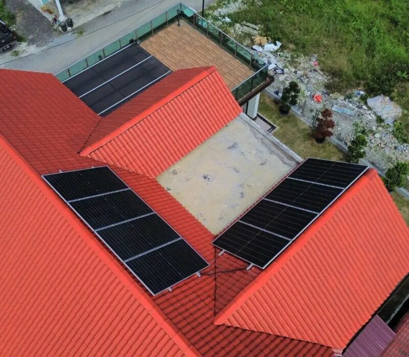 Residential solar panel installation for En. Yaacob, Kelantan by Arus EnerG