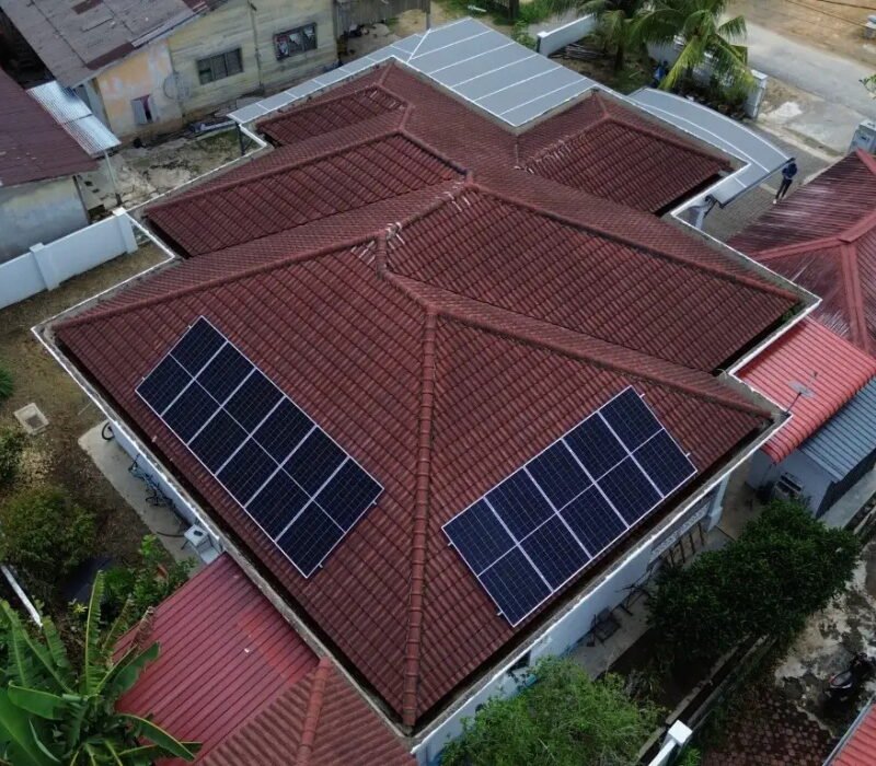 Residential solar panel installation for En. Zainudin, Kelantan by Arus EnerG