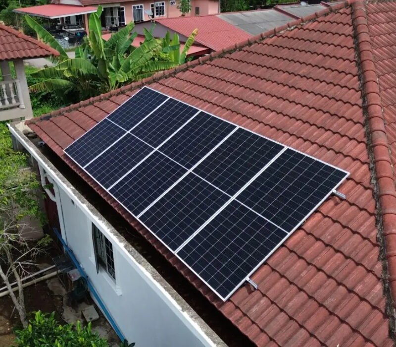 Residential solar panel installation for En. Zainudin, Kelantan by Arus EnerG