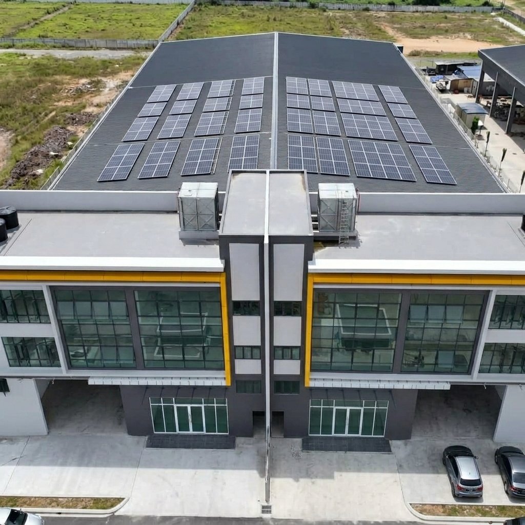 solar for SME Malaysia warehouse project
