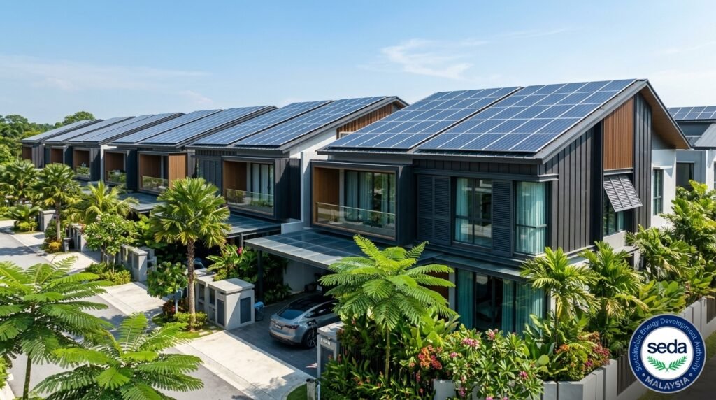 Malaysian terrace house solar pa…