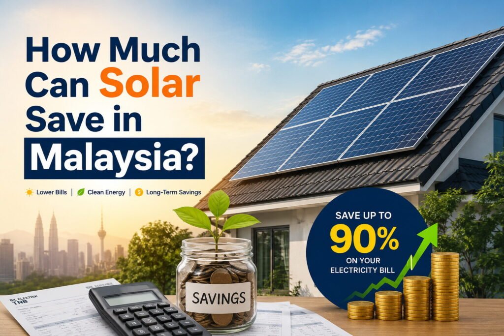berapa banyak solar boleh jimat - How Much Can SOlar Save in Malaysia