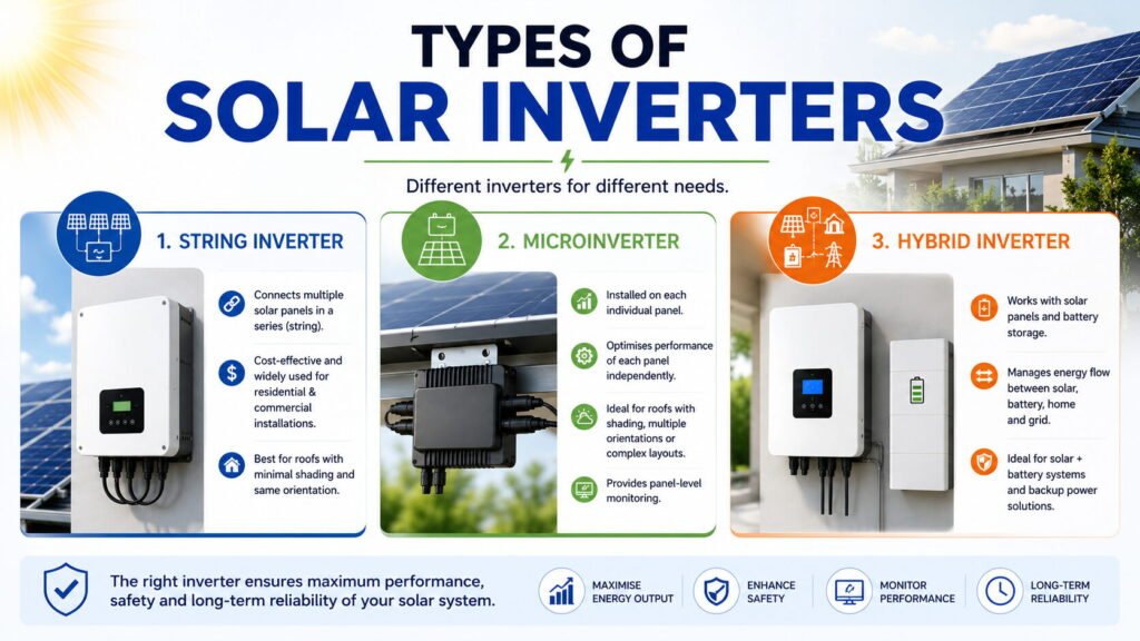 String Inverter vs Microinverter vs Hybrid Inverter