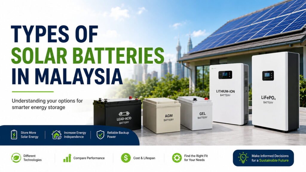 jenis bateri solar - What Is a Solar Battery and types of solar batteries in malaysia
