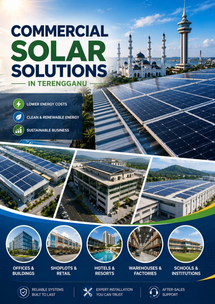 penyelesaian solar komersial