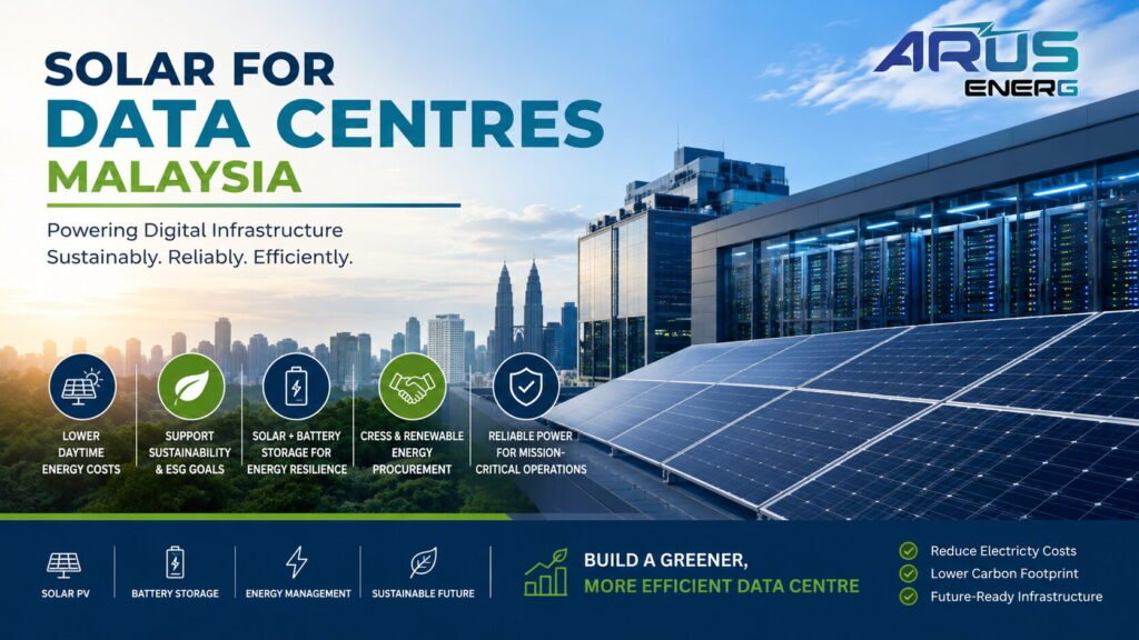solar pusat data - solar untuk pusat data malaysia arus energ