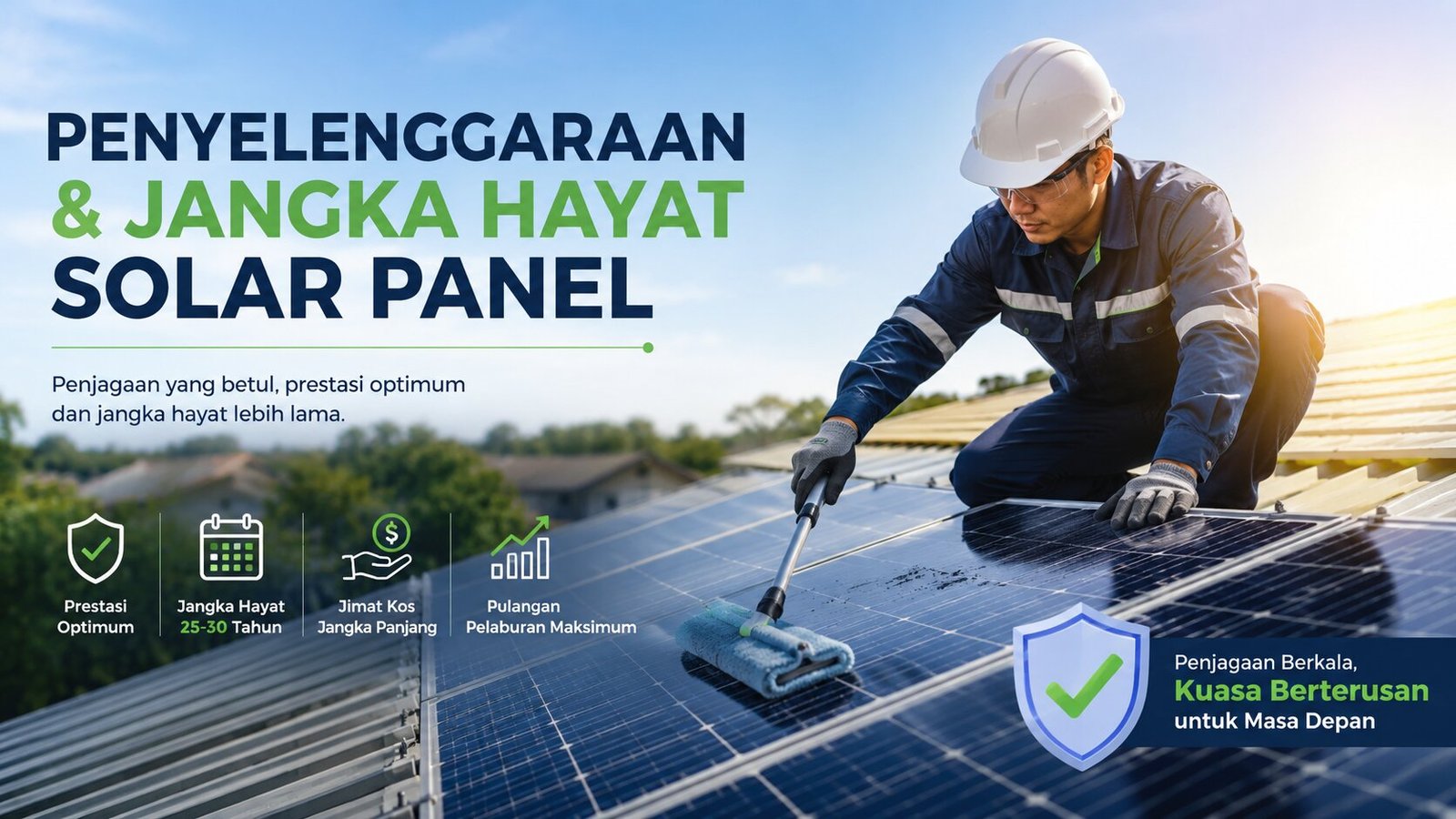 Penyelenggaraan & Jangka Hayat Solar Panel