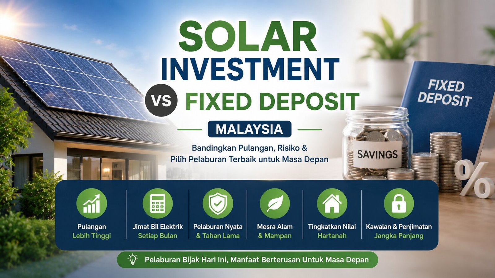 Solar Investment vs Fixed Deposit Which Gives Better Returns in Malaysia