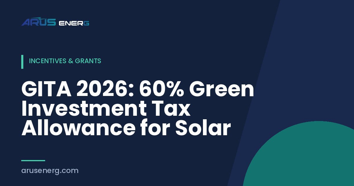 GITA 2026 green investment tax allowance for solar in Malaysia