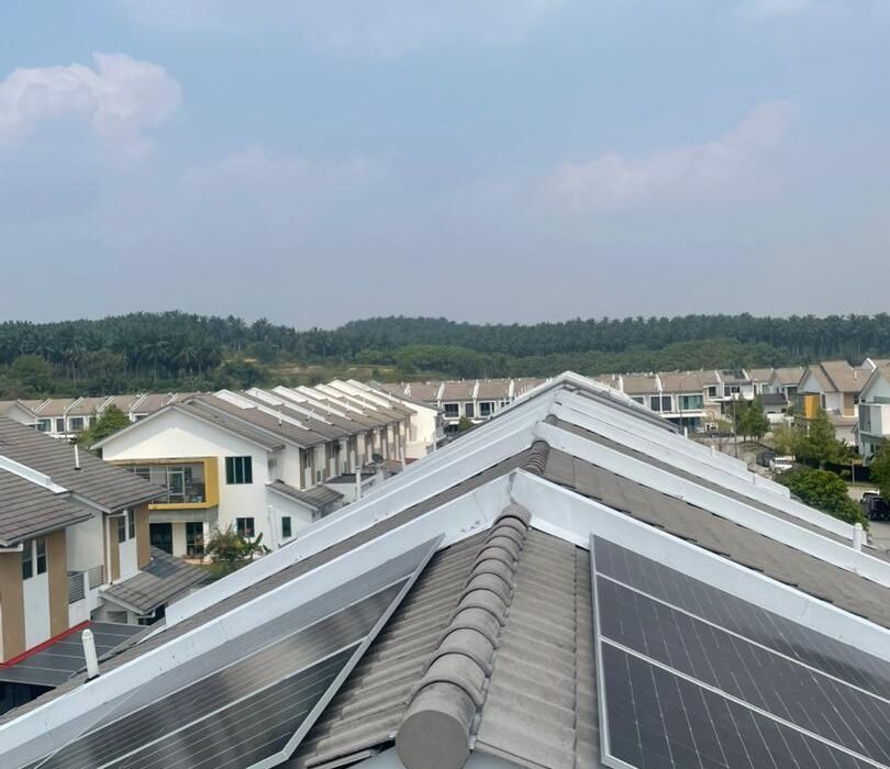 Real solar installation project photo - Mahmud Azraii, Nilai, Negeri Sembilan (7.44kWp) - Arus EnerG